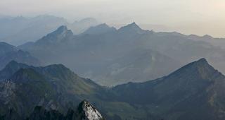 Blick vom S&auml;ntis auf Mattstock, Speer und Stockberg (Symbolbild). 