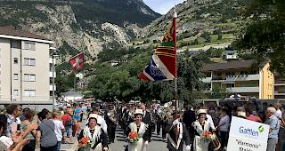 <b>Festumzug.</b> Die MG &laquo;Harmonie&raquo; aus Stalden.