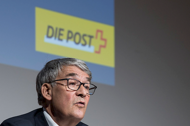Urs Schwaller, Post-Verwaltungsratspräsident äusserte sich am Montag über die Ergebnisse der Postauto-Affäre und den Rücktritt von Postchefin Susanne Ruoff.