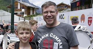 Ricardo (10) und Peter (50) Ritz aus B&uuml;rchen.