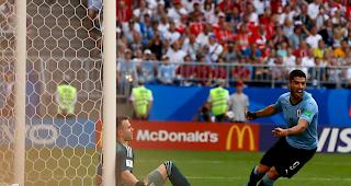 Torgarant. Luis Suarez brachte Uruguay bereits in der 10. Minute auf die Siegerstrasse.