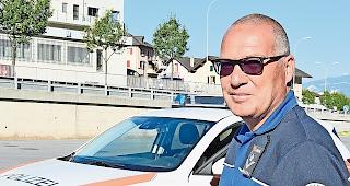 Polizist Natal Willa steht k&uuml;nftig allenfalls nicht nur in Leuk im Einsatz.