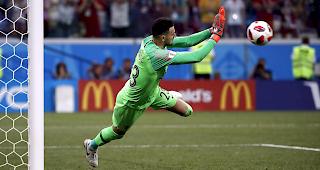 Kroatien-Goalie Daniel Subasic hielt drei Penaltys der D&auml;nen.