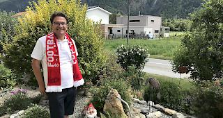 Roland Steiner ist seit Jahrzehnten Mitglied im FC Sitten-Fanclub &laquo;Castellione&raquo; in Niedergesteln