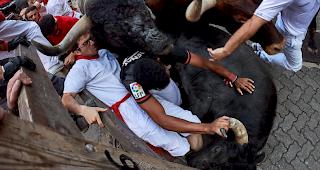 Bei den diesj&auml;hrigen Stierrennen des traditionsreichen Sanfermines-Festes sind in Spanien insgesamt 31 L&auml;ufer ins Spital gekommen. 