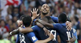 Jubel bei den Franzosen, der zweite WM-Titel steht fest.