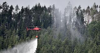 Ausnahmesituation. Vergangene Woche w&uuml;teten in Schweden mehr als 70 Waldbr&auml;nde. Derzeit sind es noch 27. Die vier gr&ouml;ssten Brandherde konnten noch nicht gel&ouml;scht werden.