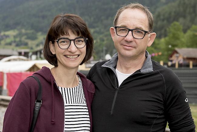 Helene (49) und Alain Kalbermatter (49) aus Gampel.