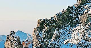 H&ouml;rnligrat. Die Besteigung des Matterhorns &uuml;ber den H&ouml;rnligrat geh&ouml;rt zu den schwierigsten Normalrouten auf Viertausender in der Schweiz. Foto keystone