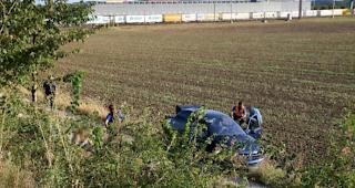 Die filmreife Verfolgungsjagd endete mit einem Selbstunfall.