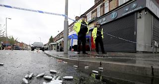 Nach einer Schiesserei in Manchester mussten zehn Verletzte in Spit&auml;ler behandelt werden.&nbsp;