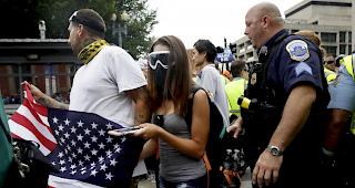 Der bef&uuml;rchtete Grossaufmarsch von Rechtsextremisten in Washington ist ausgeblieben.&nbsp;