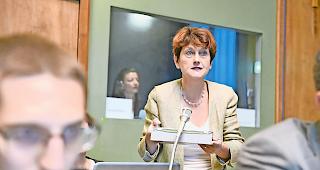 &laquo;Stehe bereit&raquo;. Marianne Maret ist seit 2009 Grossr&auml;tin der CVP Unterwallis.Foto Le Nouvelliste/Sabine Papilloud