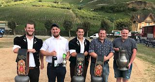 Die Aktivschwinger vom Schwingklub Oberwallis zeigten in Charrat starke Leistungen. 