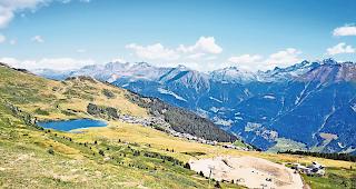 Zweites Becken. Der k&uuml;nftige Speichersee steigert die Effizienz der technischen Beschneiung auf dem Aletschplateau massgeblich.