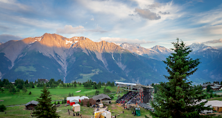 Gewaltige Naturkulisse des Freilichtspiels &laquo;Der letzte Sander von Oberried&raquo;