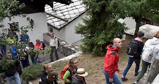 Impressionen der 20. kulturell-kulinarischen Wanderung von Ausserberg &uuml;ber St. German nach Raron.