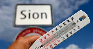 In Sitten wurden diesj&auml;hrig die h&ouml;chsten Sommertemperaturen gemessen.