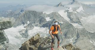 Steindl w&auml;hrend des Aufstiegs aufs Matterhorn. 