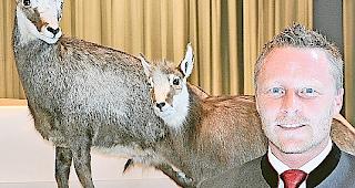 J&auml;gerpr&auml;sident Daniel Kalbermatter.