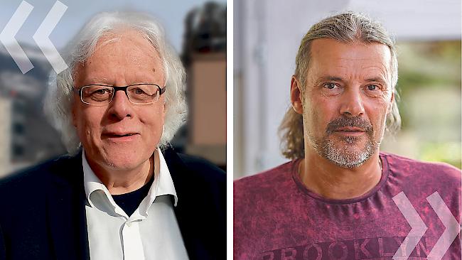 Peter Bodenmann und Oskar Freysinger duellieren sich künftig jeden Donnerstag in der RZ.