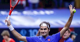 Federer hatte die Europ&auml;er am sp&auml;ten Sonntagabend mit einem hart erk&auml;mpften Sieg gegen John Isner in F&uuml;hrung gebracht.