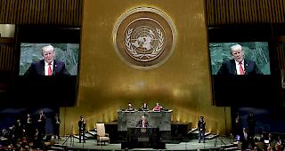 Konsequent. US-Pr&auml;sident Donald Trump hat am Dienstag vor der Vollversammlung der Uno erneut seine &laquo;America First&raquo;-Politik verteidigt.