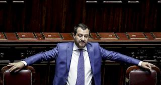 Beliebt.&nbsp;Der harte Kurs von Innenminister Salvini scheint bei der italienischen W&auml;hlerschaft gem&auml;ss einer neuen Umfrage gut anzukommen.