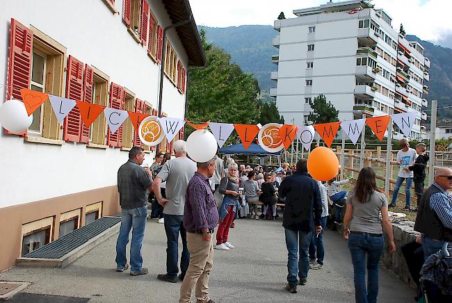 «Willkommen». Viele Personen nahmen die Möglichkeit eines Besuches von Portiuncula wahr.