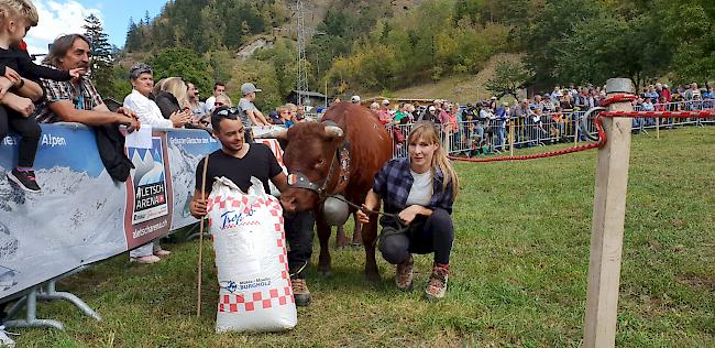 7. Platz in der Gruppe B holt sich «Tennesse» von Uttinger Melissa aus dem Val d