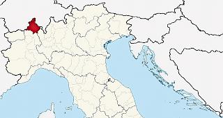 Zuordnung. Die Landeskarte zeigt, dass sich die Provinz VCO geografisch problemlos der Lombardei zuwenden kann.