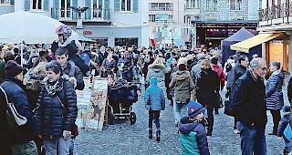 Auch dieses Jahr findet in Brig am 8. Dezember wieder ein Adventsevent statt.Foto BST