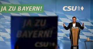 Markus S&ouml;ders CSU muss mit dem Verlust der absoluten Mehrheit rechnen.
