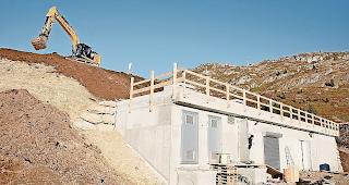 Gut versteckt. Die Pumpstation befindet sich im Seedamm.