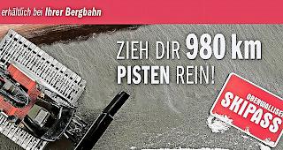 Provokant. Erh&auml;ltlich beim Dealer Ihres Vertrauens. Braucht es f&uuml;r 980 Kilometer Pisten leistungssteigernde Substanzen?
