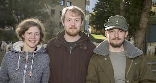 Marina Fercher (22) und Sandro Rizzo (23), Naters, Michael Huber (22), Brig.