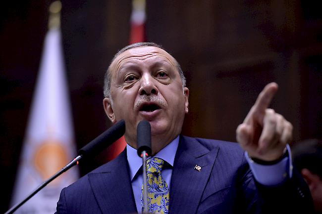 Mord an Journalist. Der türkische Präsident Erdogan macht die saudische Regierung für die Tötung des Journalisten Jamal Khashoggi verantwortlich.