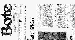 Freude im Wallis. So berichtete der &laquo;Walliser Bote&raquo; am Tag nach der Wahl von  Josef Escher in den Bundesrat.