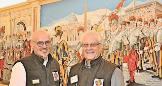 Martino Karlen und Tony Jossen in der neu er&ouml;ffneten &laquo;Sala Guardia&raquo;.