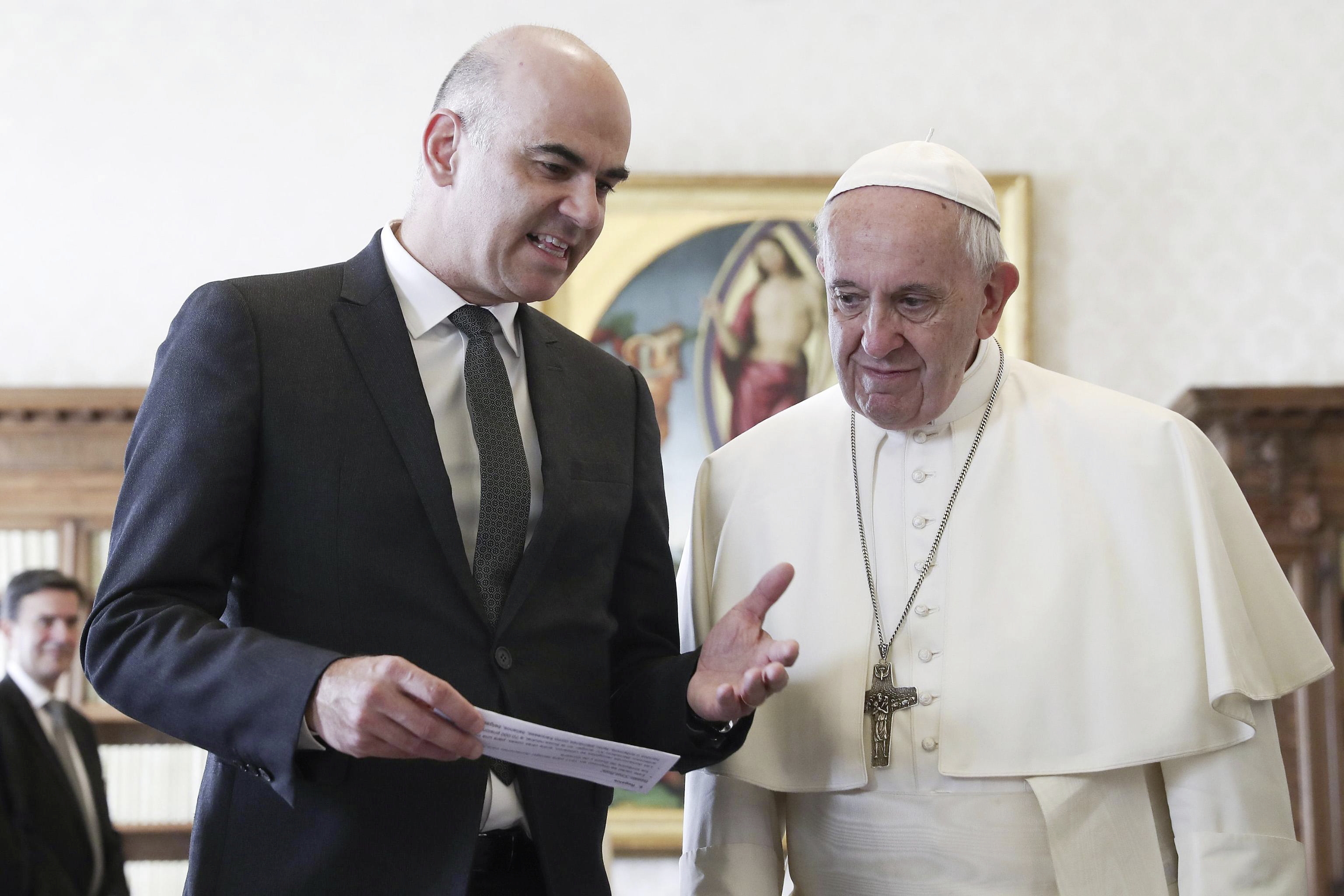 Bundespräsident Berset trifft Papst Franziskus im Vatikan ...