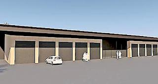 Der neue Werkhof in Raron soll im Herbst 2019 er&ouml;ffnet werden.Foto Visualisierung Pascal Bregy AG