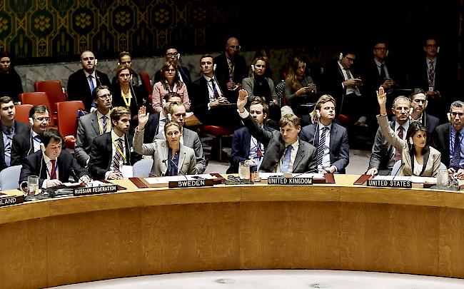 Dringlichkeitssitzung. Nach dem Zwischenfall im Asowschen Meer haben die USA Russland im Uno-Sicherheitsrat eine «skandalöse Verletzung» der ukrainischen Souveränität vorgeworfen.
