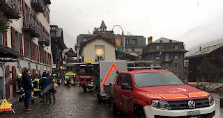 Rund 40 Feuerwehrleute wurden f&uuml;r den Einsatz aufgeboten. 