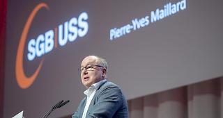 Neuer SGB-Pr&auml;sident. Der Waadtl&auml;nder Politiker Pierre-Yves Maillard setzte sich im ersten Wahlgang gegen die St. Galler Nationalr&auml;tin Barbara Gysi durch.