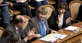 Mit Viola Amherd (CVP) erh&auml;lt der Kanton Wallis seine erste Bundesr&auml;tin und die vierte Vertretung in der Regierung.