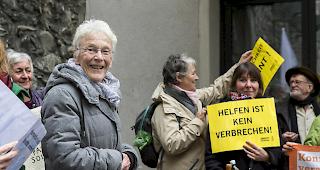 Anni Lanz wollte einen Fl&uuml;chtling vor dem Tod retten. Und muss sich jetzt daf&uuml;r vor Gericht verantworten.