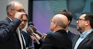 Guy Parmelin &auml;ussert sich zur Departementsverteilung.