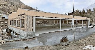 Vertagt. Die &Uuml;berdachung des Busparkplatzes soll vor allem den Komfort f&uuml;r die G&auml;ste steigern. 