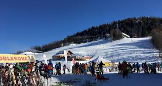 Die Besucher konnten auf der Gr&auml;chner Hannigalp gratis Skis testen.