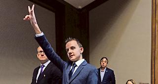 &laquo;Grosser Moment&raquo;. Verfassungsrat Romano Amacker.